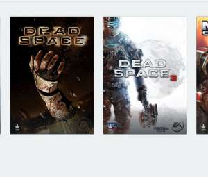 На аккаунте такие игры: Battlefield 1, Dead Space, Dead Space 3, Mass Effect 2