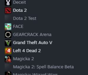 Gta 5, CS GO, payday 2,magicka and other